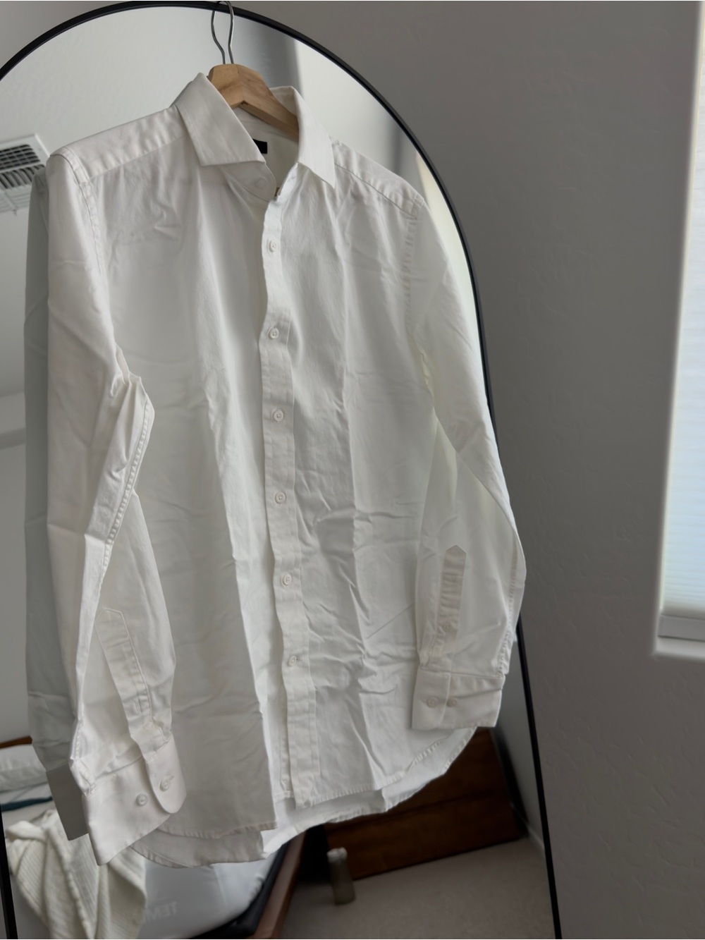 Quince White Long-Sleeve Dress Shirt
